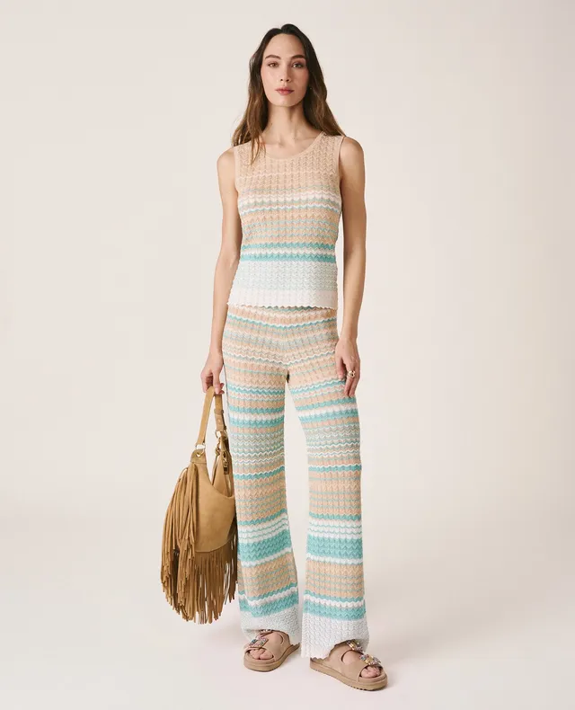 alma-en-pena-straight-knit-trousers-strickhose-blau image 1