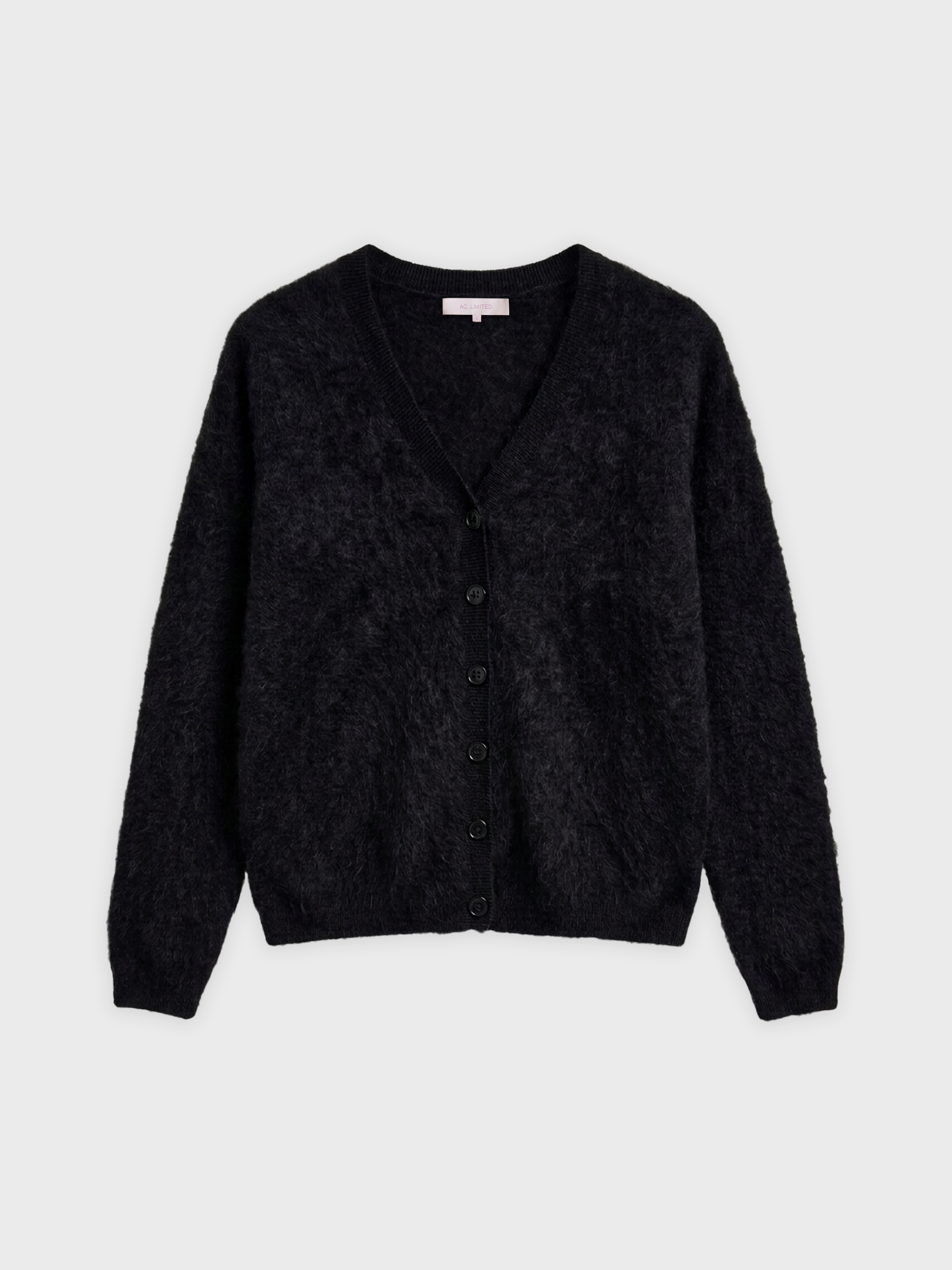 absolut-cardigan-debora-damen-kaschmir-geb-rstet-schwarz-oversize image 1