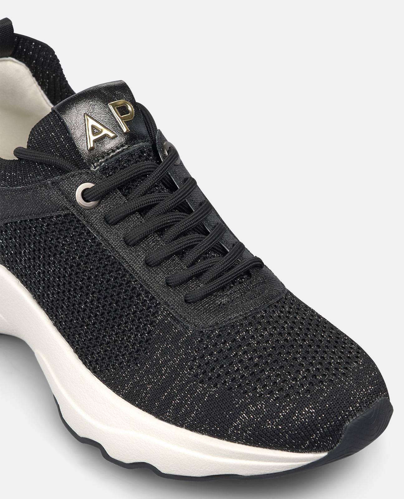 alma-en-pena-sneaker-schwarz-mit-strass-und-4-5-cm-plateau image 4