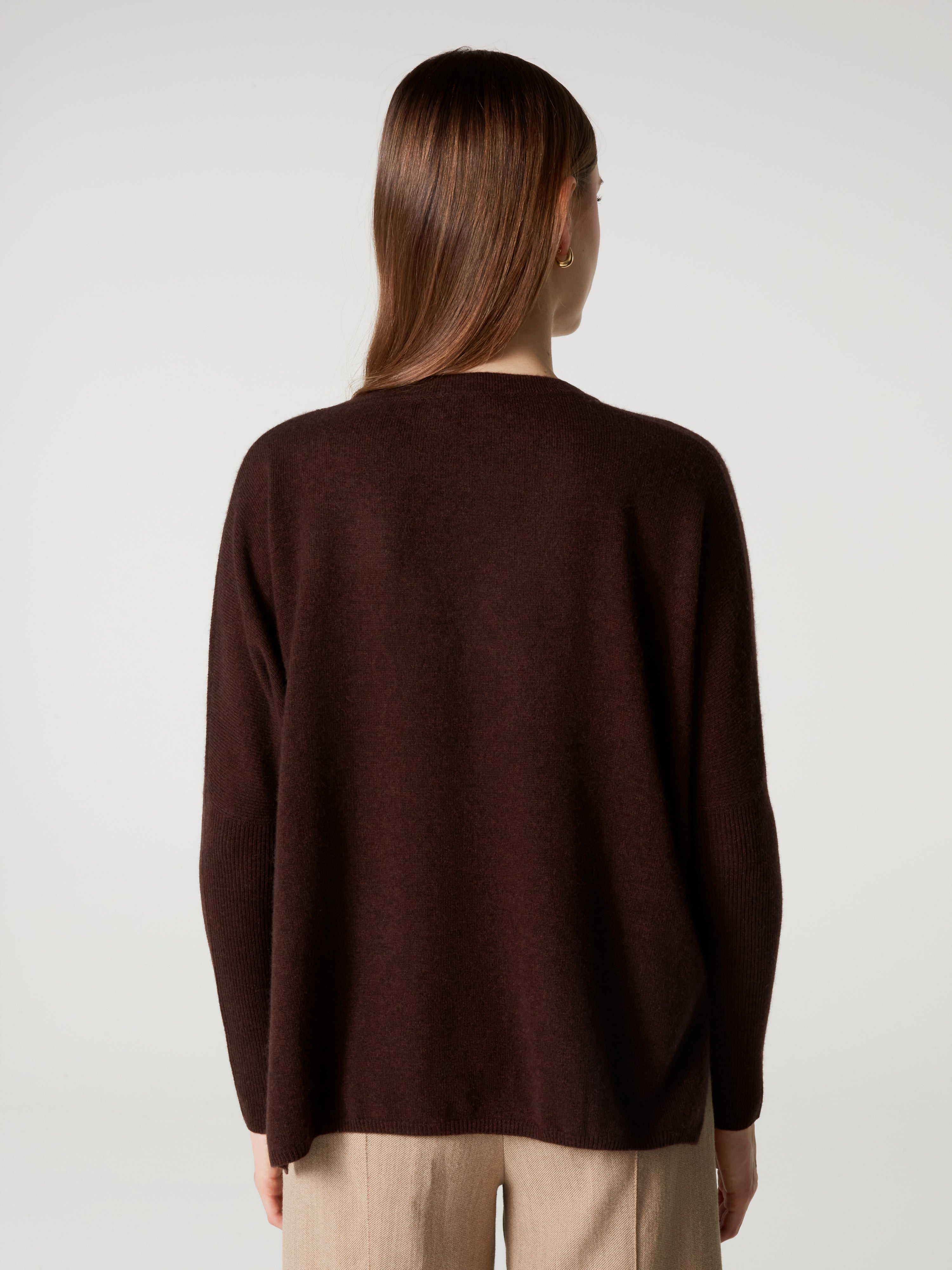 absolut-alison-poncho-cardigan-damen-aus-100-kaschmir-braun image 4