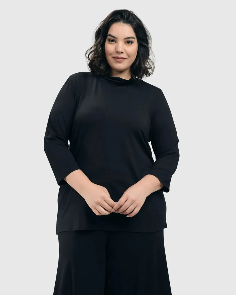alembika-essential-mockneck-top-blackb-shirt image 1