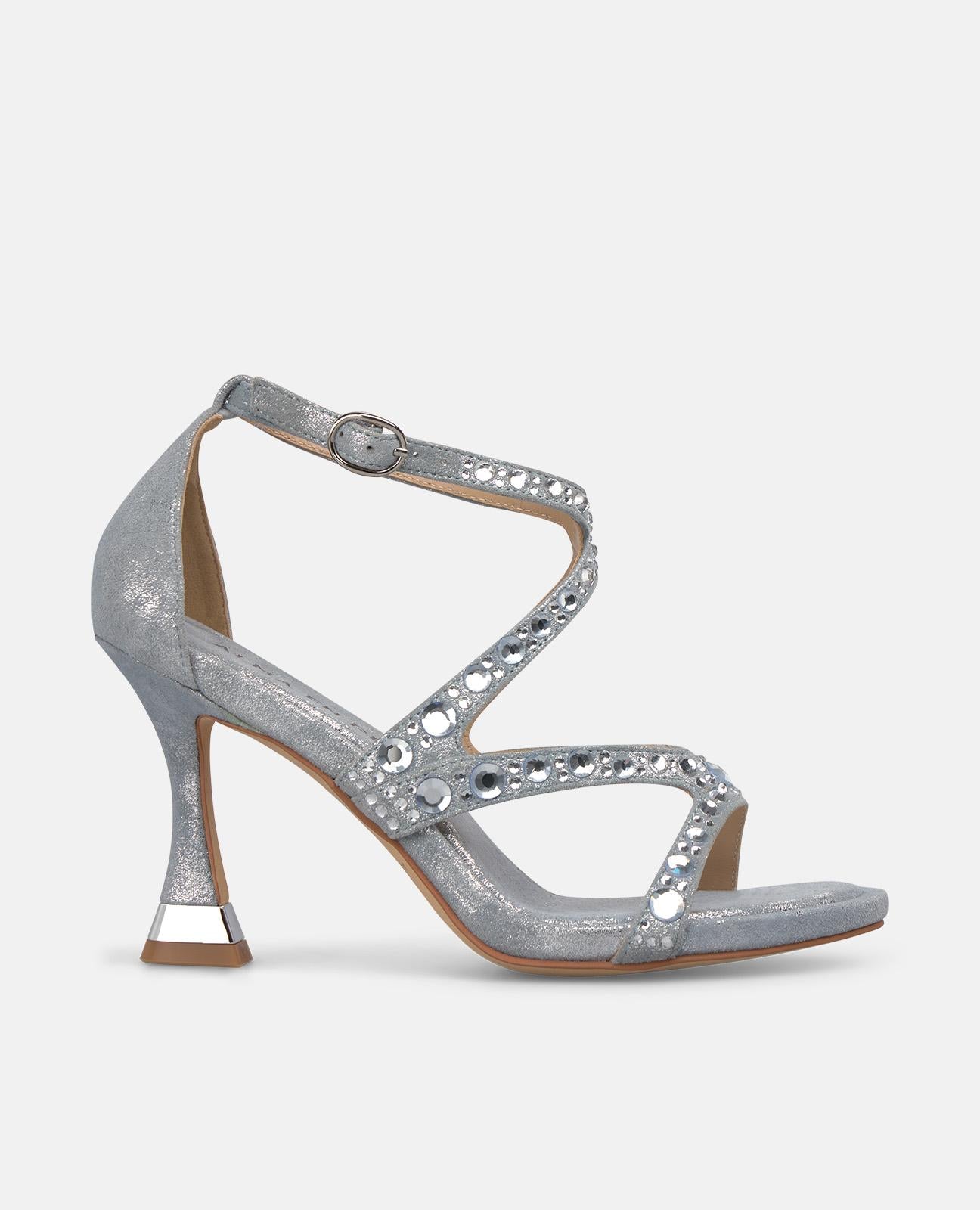 alma-en-pena-crossed-sandale-blau-10-5-cm-mit-strass image 1
