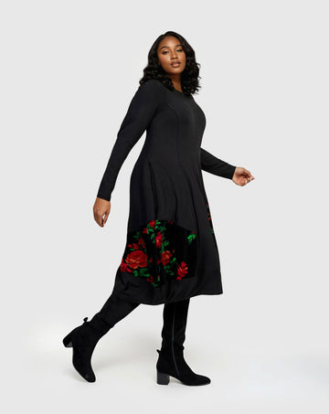 alembika-serenade-cocoon-dress-roses-cocoon-kleid image 8