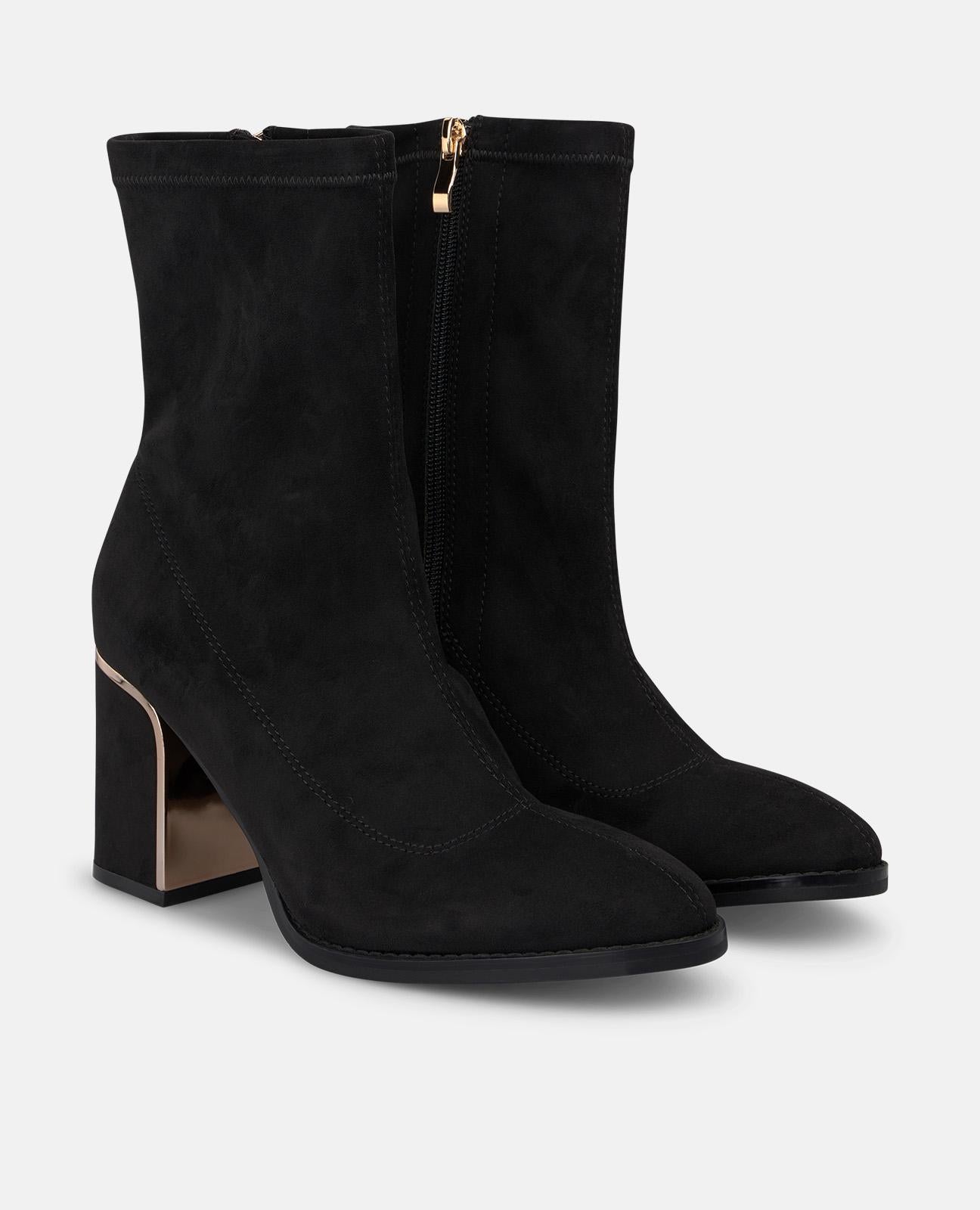 alma-en-pena-stiefelette-mit-blockabsatz-8-cm-schwarz image 2