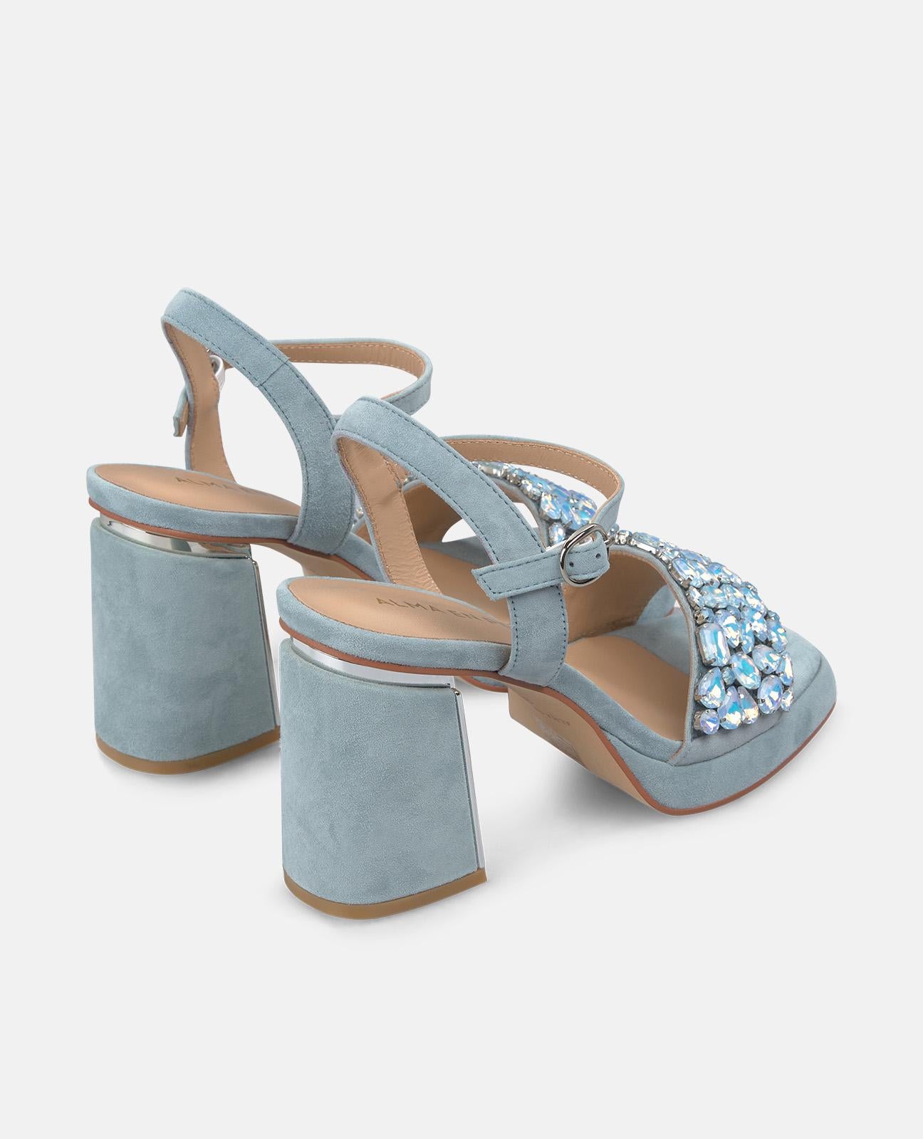 alma-en-pena-blockabsatz-sandale-breites-strass-band-blau-8-5-cm image 3