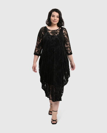 alembika-racey-lacey-ed663l-spitze-kleid-lace-schwarz image 2
