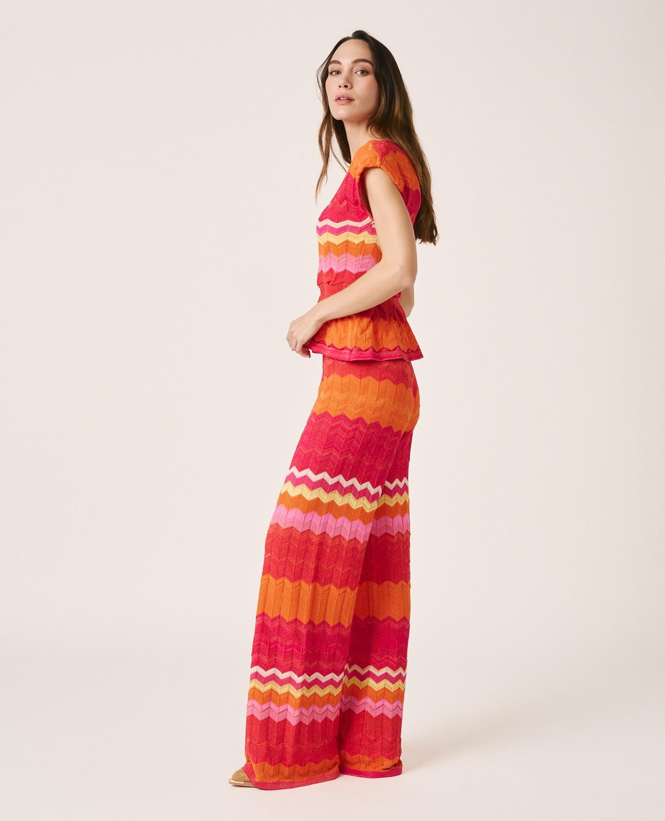 alma-en-pena-alfa-63254-strickhose-gerade-fuchsia image 2
