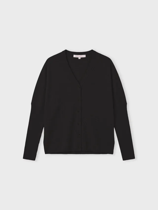 absolut-alison-kaschmir-cardigan-poncho-damen-schwarz image 1