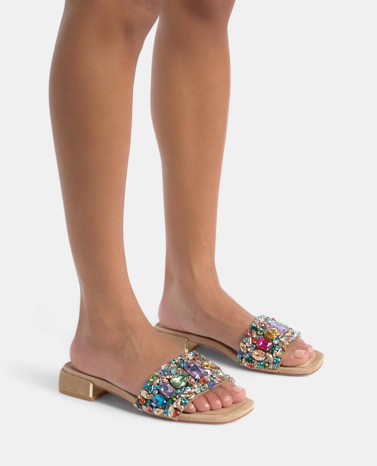 alma-en-pena-sandal-with-beads-flache-sandale-arena-3-5-cm image 4