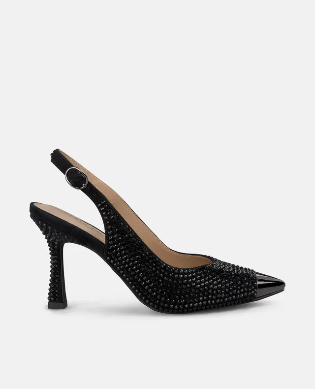 alma-en-pena-stiletto-pumps-schwarz-mit-strass-9-cm image 1