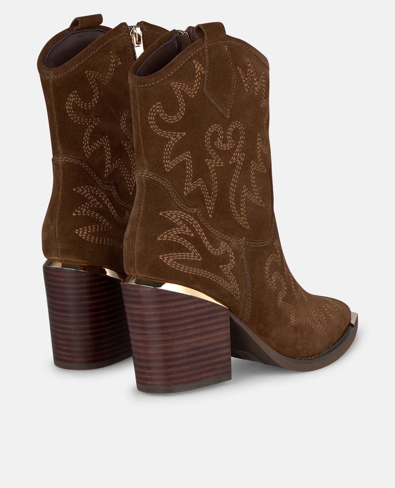 alma-en-pena-alfa-61206-stiefelette-camel-stickerei-7-cm-cowboy image 3