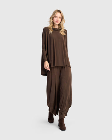 alembika-essential-slinky-swing-turtleneck-tunika-sepia image 5