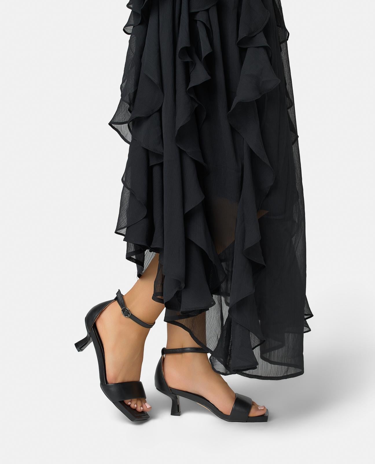 alma-en-pena-napa-riemchen-sandalette-mit-absatz-5-5-cm-in-schwarz image 5