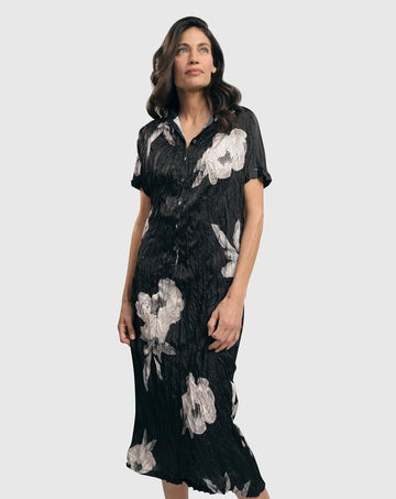 alembika-kelsey-crinkle-shirtdress-hemdkleid-roses-midi image 5