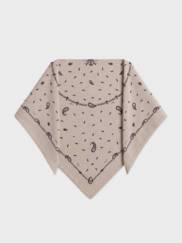 absolut-armance-print-damen-kaschmir-schal-dreieck-beige image 1
