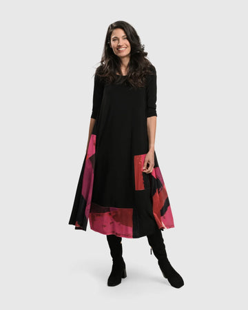 alembika-cosmopolitan-plisseekleid-magenta image 6