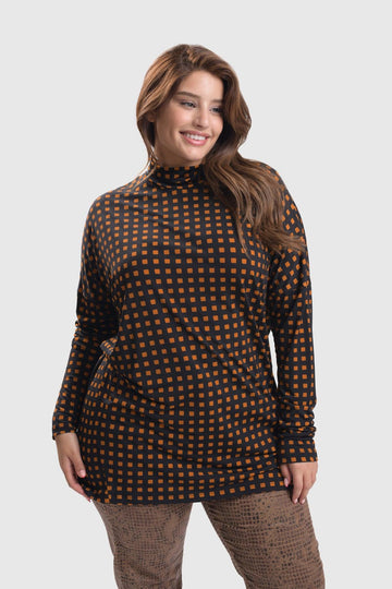 alembika-check-at320o-mockneck-top-orange image 4
