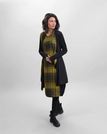 alembika-plaid-cocoon-dress-karo image 7