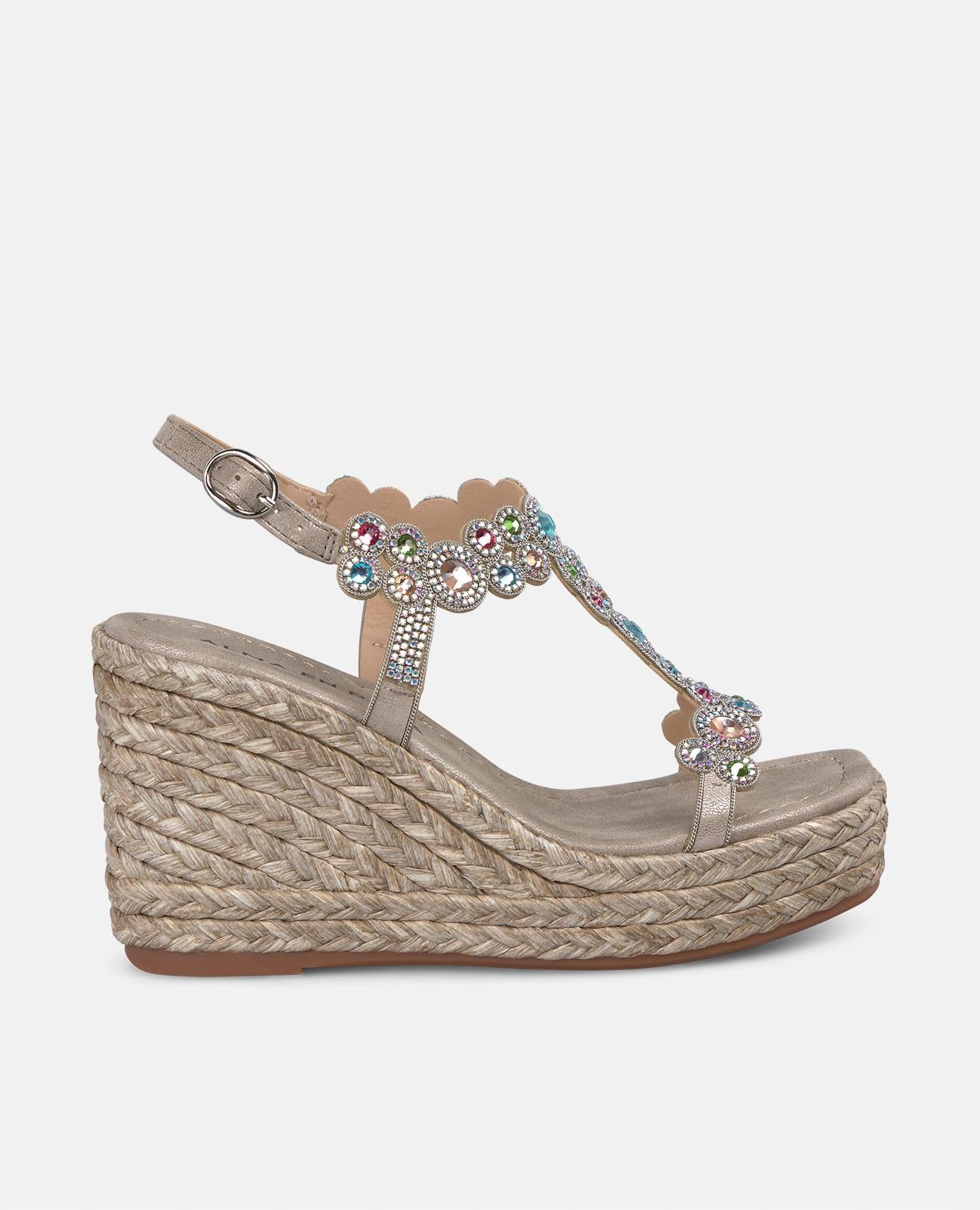 alma-en-pena-high-wedge-with-beads-keilpantolette-bronze-9-8-cm image 1