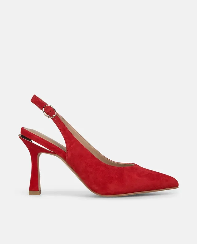 alma-en-pena-slingback-pumps-rot-spitzer-high-heel-9-cm-mit-schnalle image 1