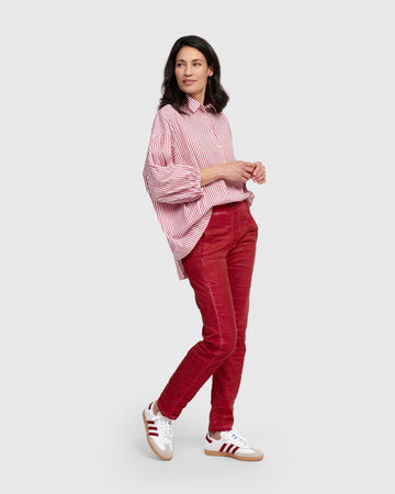 alembika-bethany-button-down-top-streifen image 2