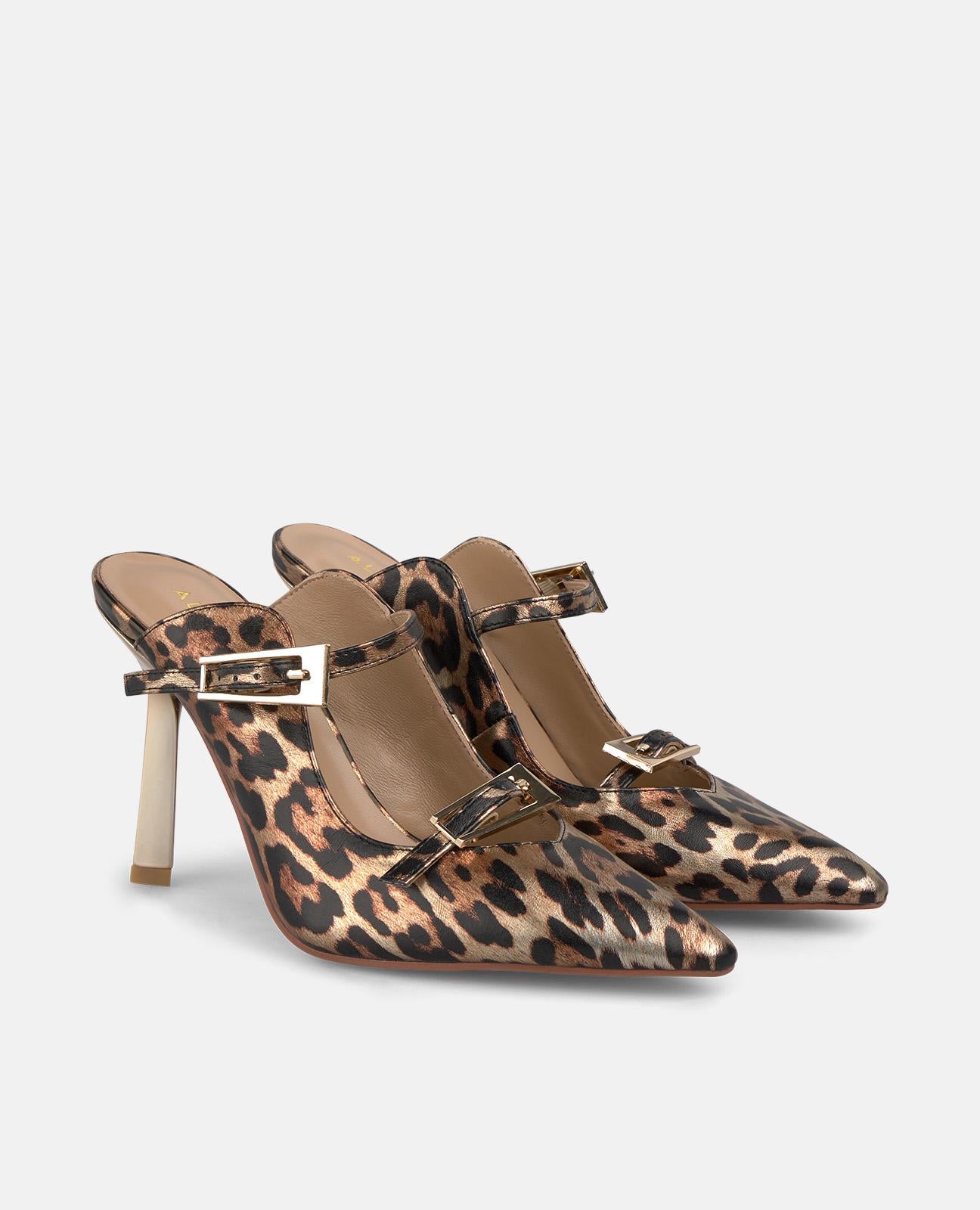alma-en-pena-slingback-pumps-mit-doppelschnalle-camel-10-cm image 2