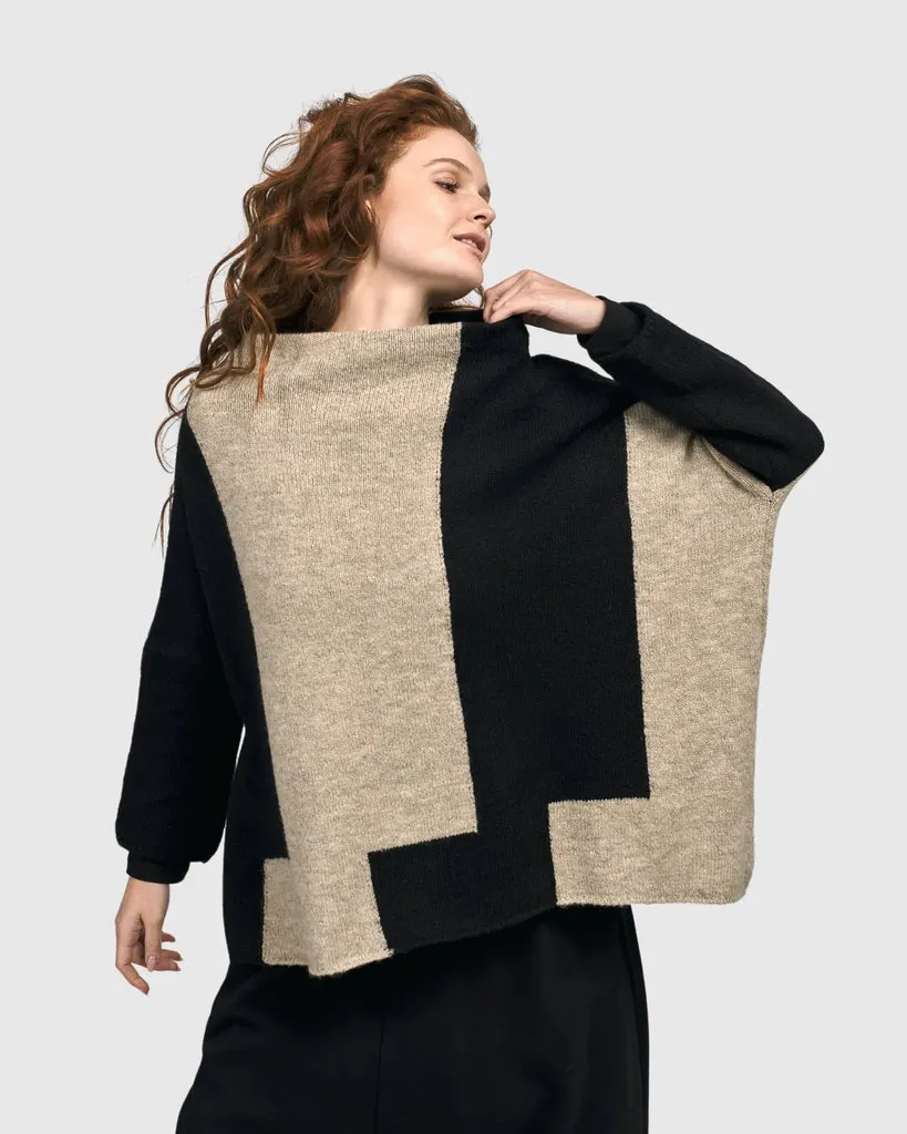 alembika-urban-frontier-sweater-bars-rollkragen-pullover image 1