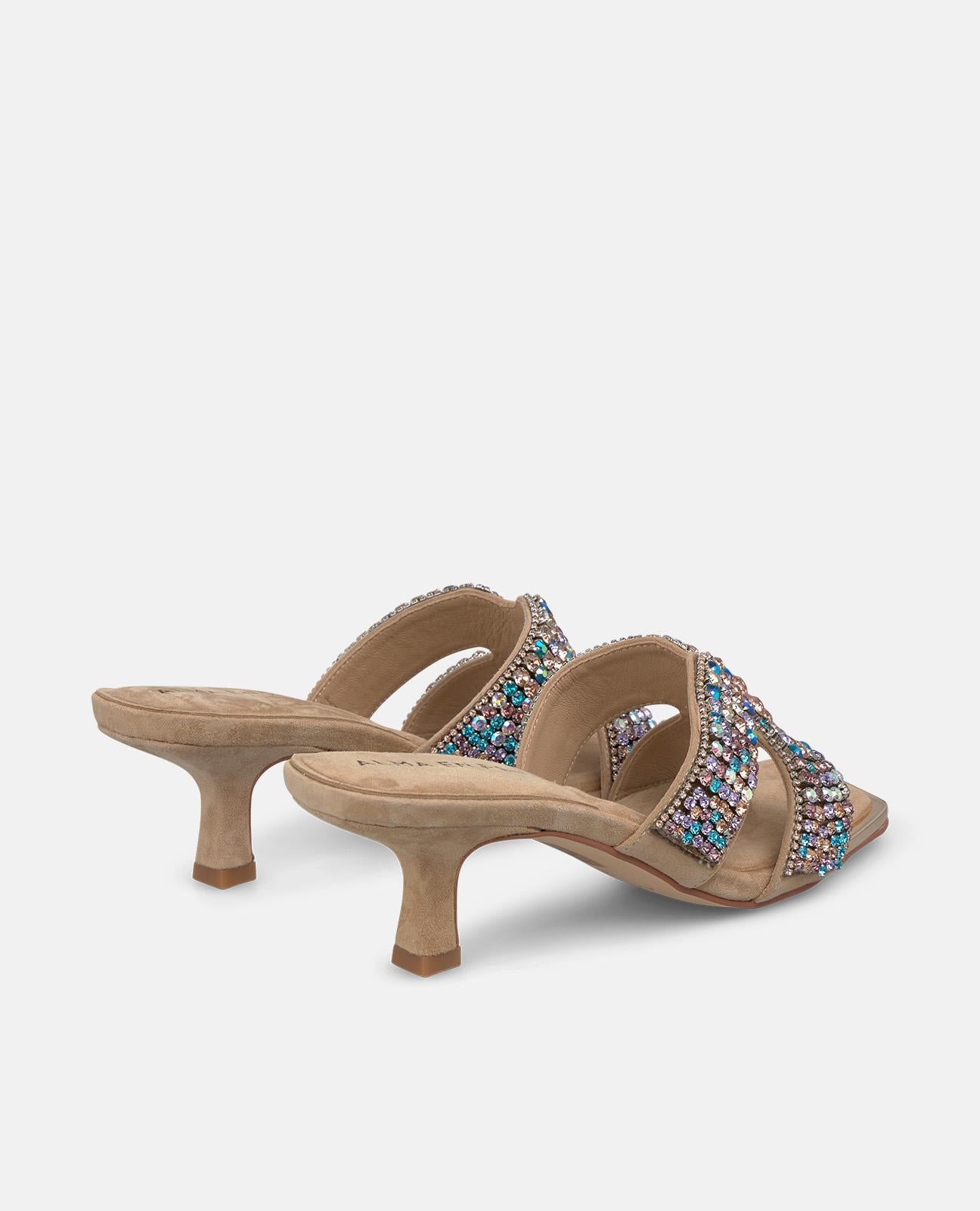 alma-en-pena-double-strap-sandalen-mit-strass-sandalette-arena-6-5-cm image 4