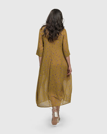 alembika-amelie-v-neck-caftan-meadow-damen-maxikleid image 6