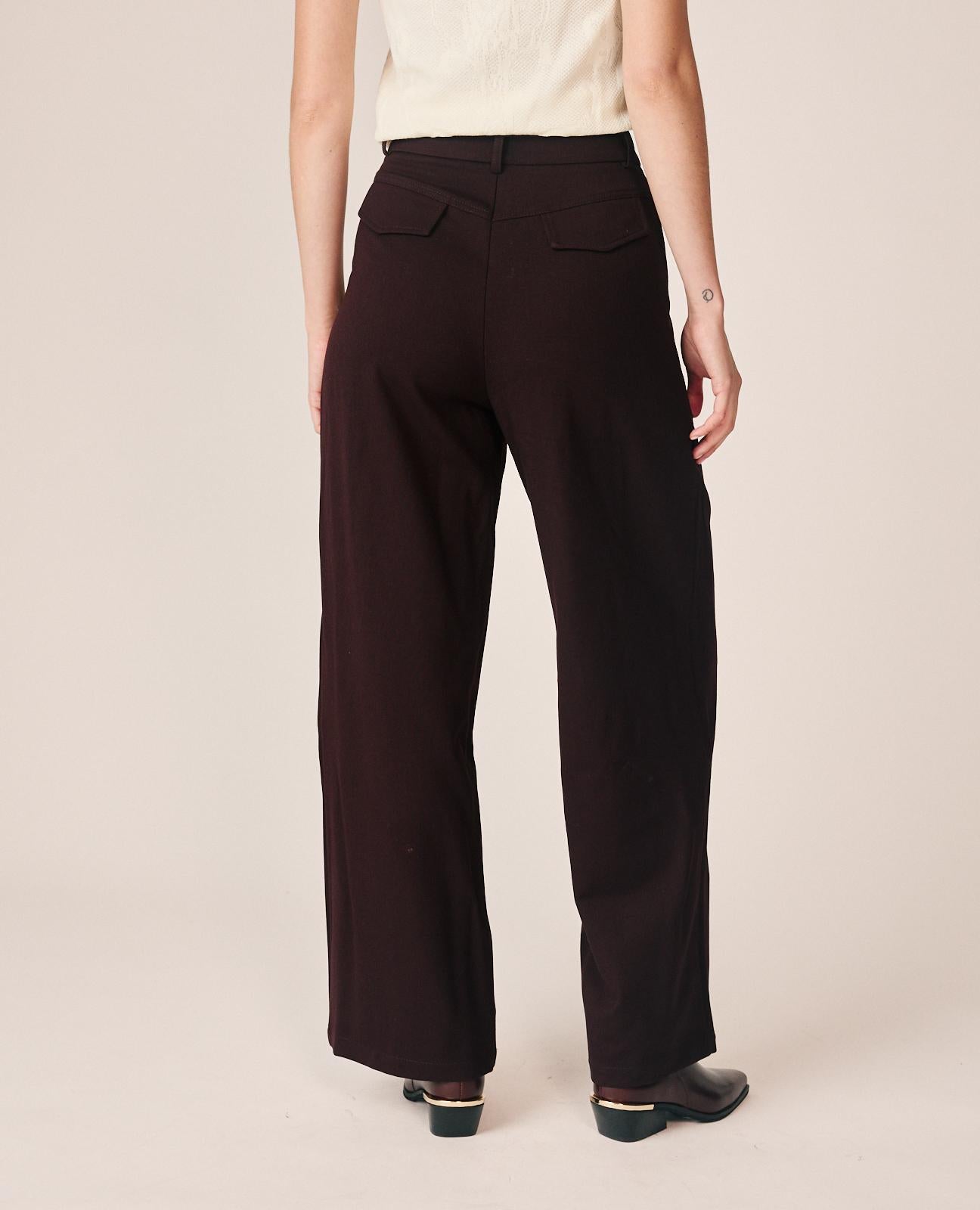 alma-en-pena-wide-leg-pants-with-pleats-weite-hose image 5