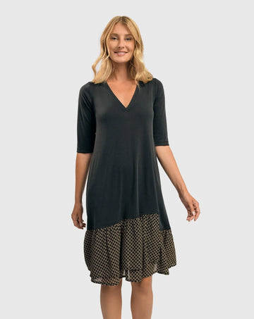 alembika-golden-link-flounce-kleid-chain image 2