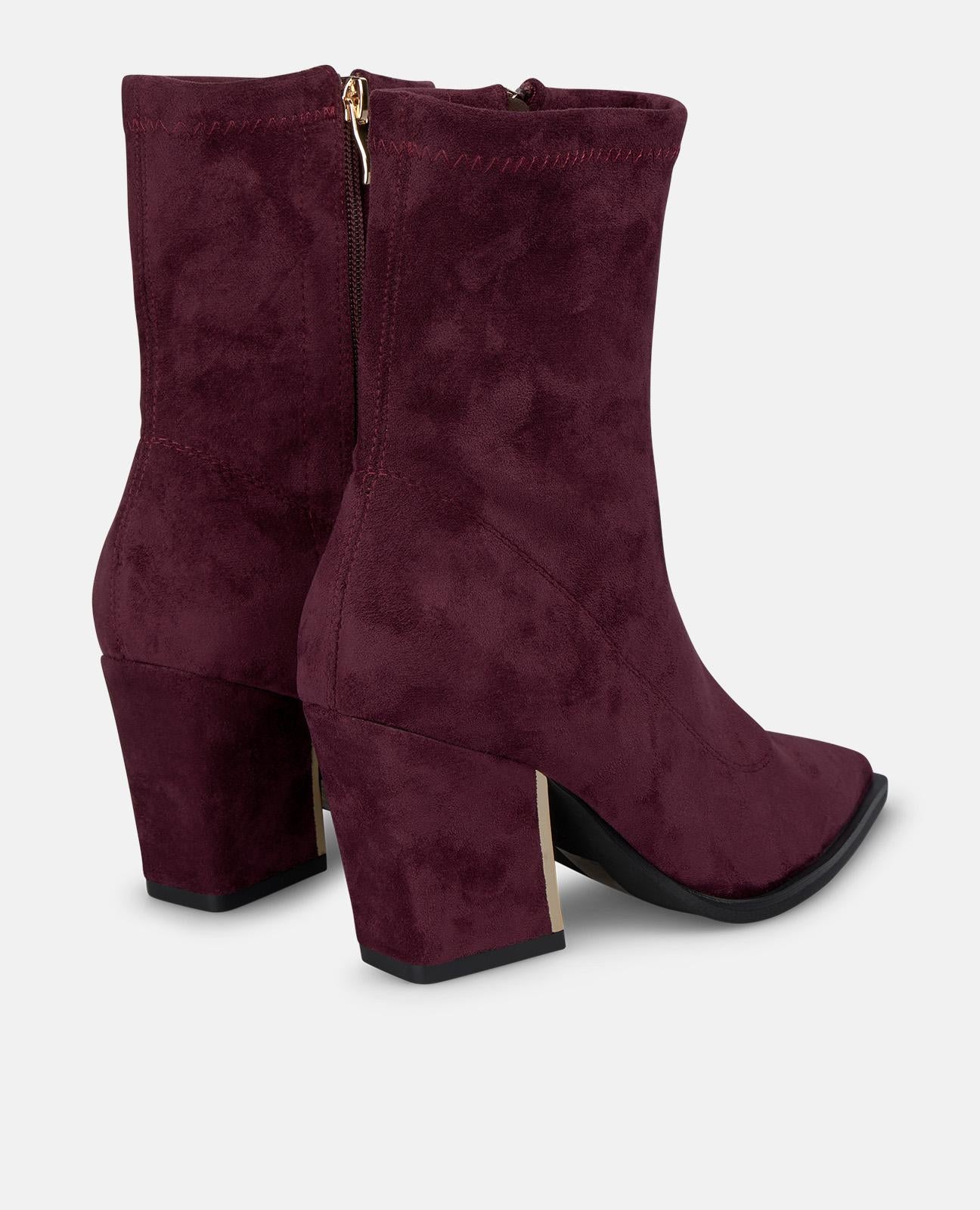 alma-en-pena-suede-look-boots-stiefelette-bordeaux-8-cm-27-cm-schaft image 3