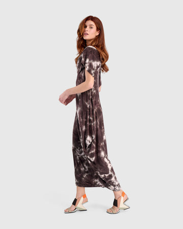 alembika-chai-savoir-maxi-kleid-braun-pink-tie-dye image 4