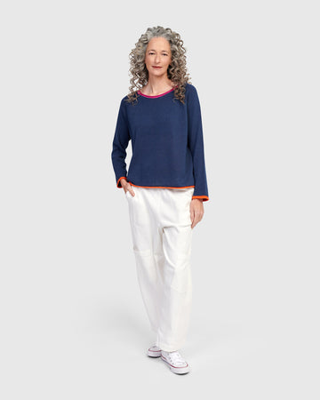 alembika-gigi-sweater-damen-pullover-navy image 3