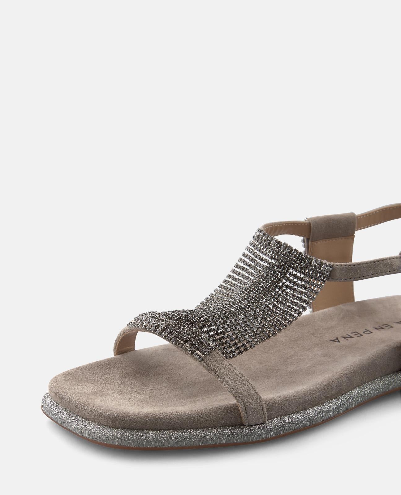 alma-en-pena-flat-sandal-with-rhinestones-flache-netz-sandale-grau image 5