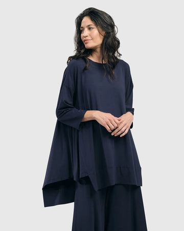 alembika-essential-oversized-trapeze-top-navy-damen-tunikatop image 6