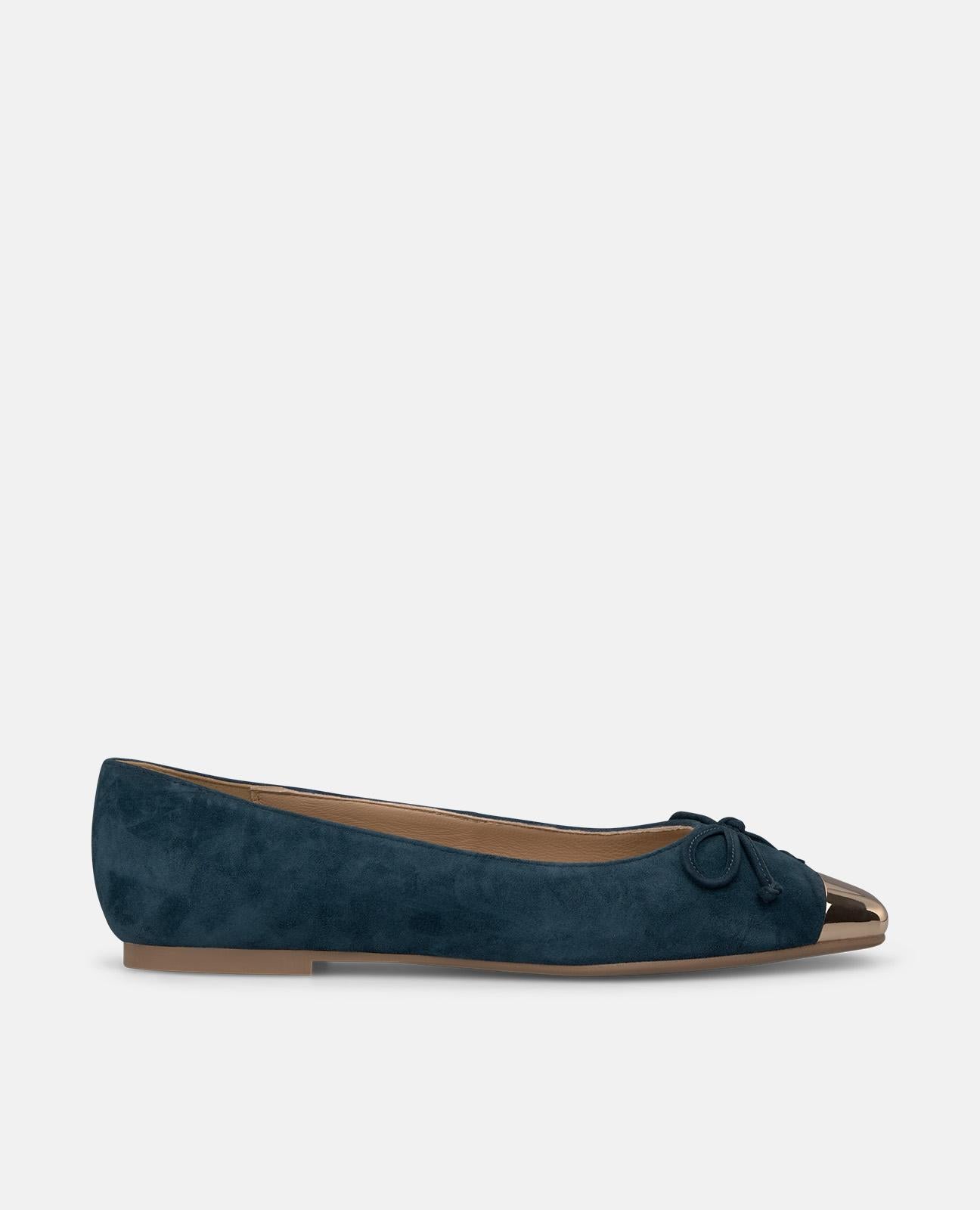 alma-en-pena-ballerina-mit-schleife-metallic-marineblau-0-8-cm image 1