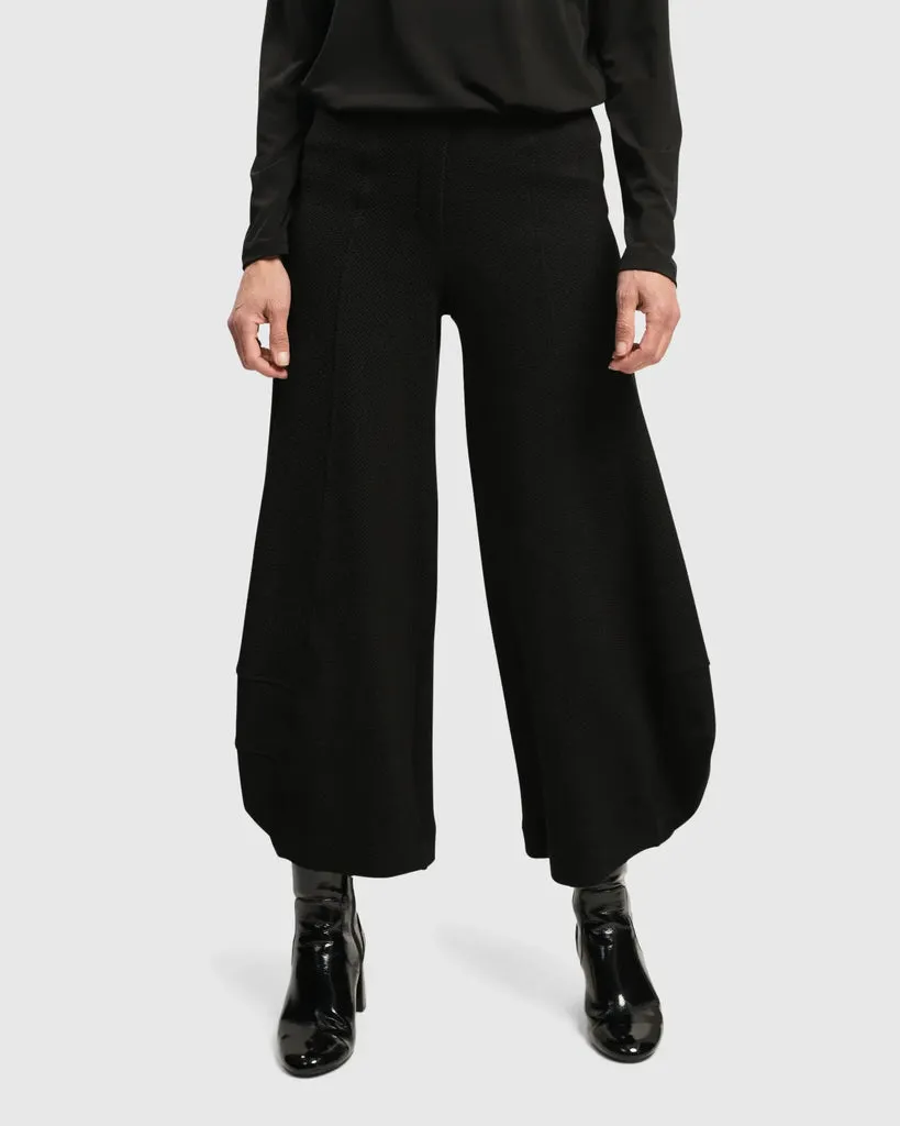 alembika-superb-waffle-weave-punto-hose-schwarz image 1