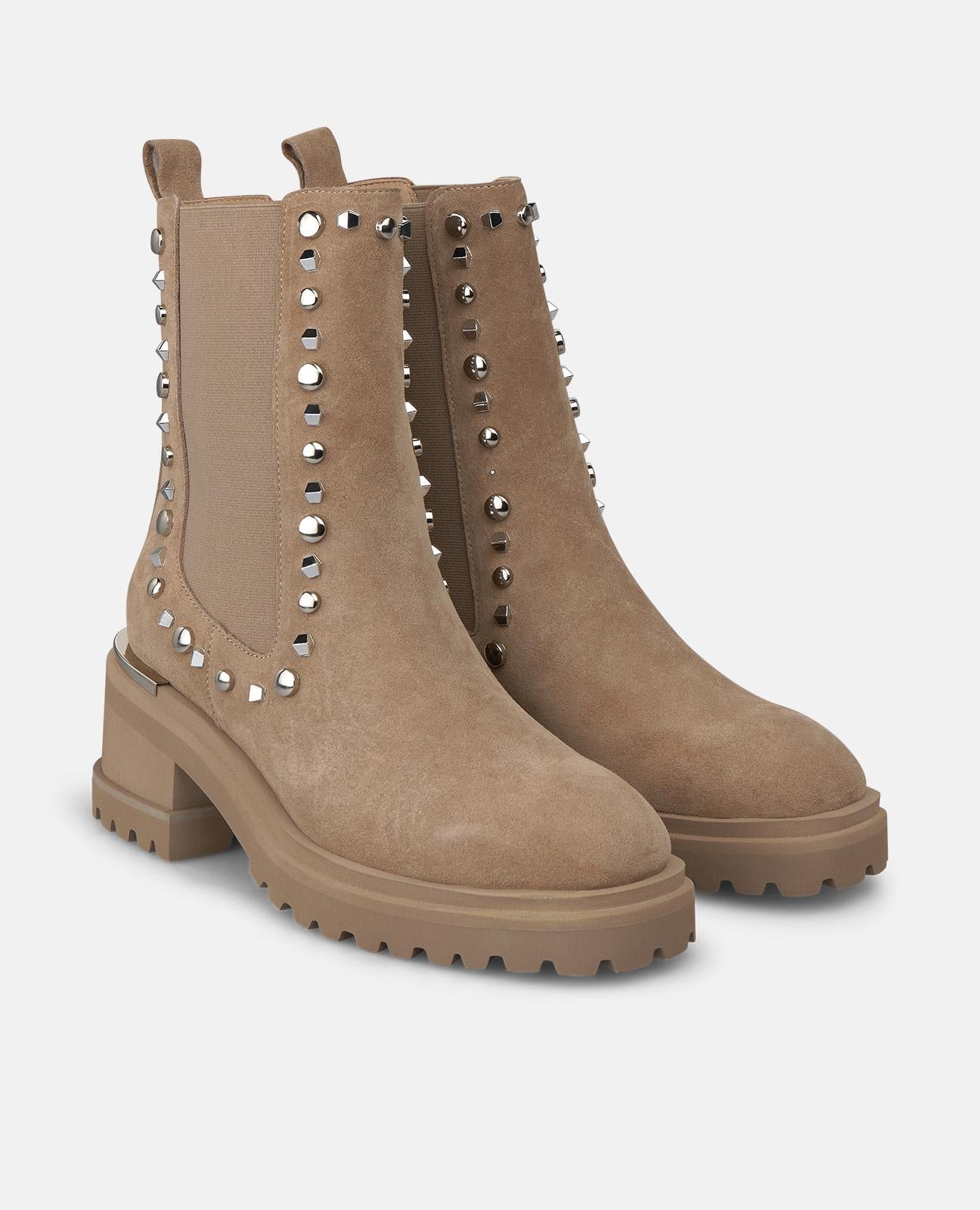alma-en-pena-chelsea-boots-vis-n-wildleder-nieten-6-cm image 2