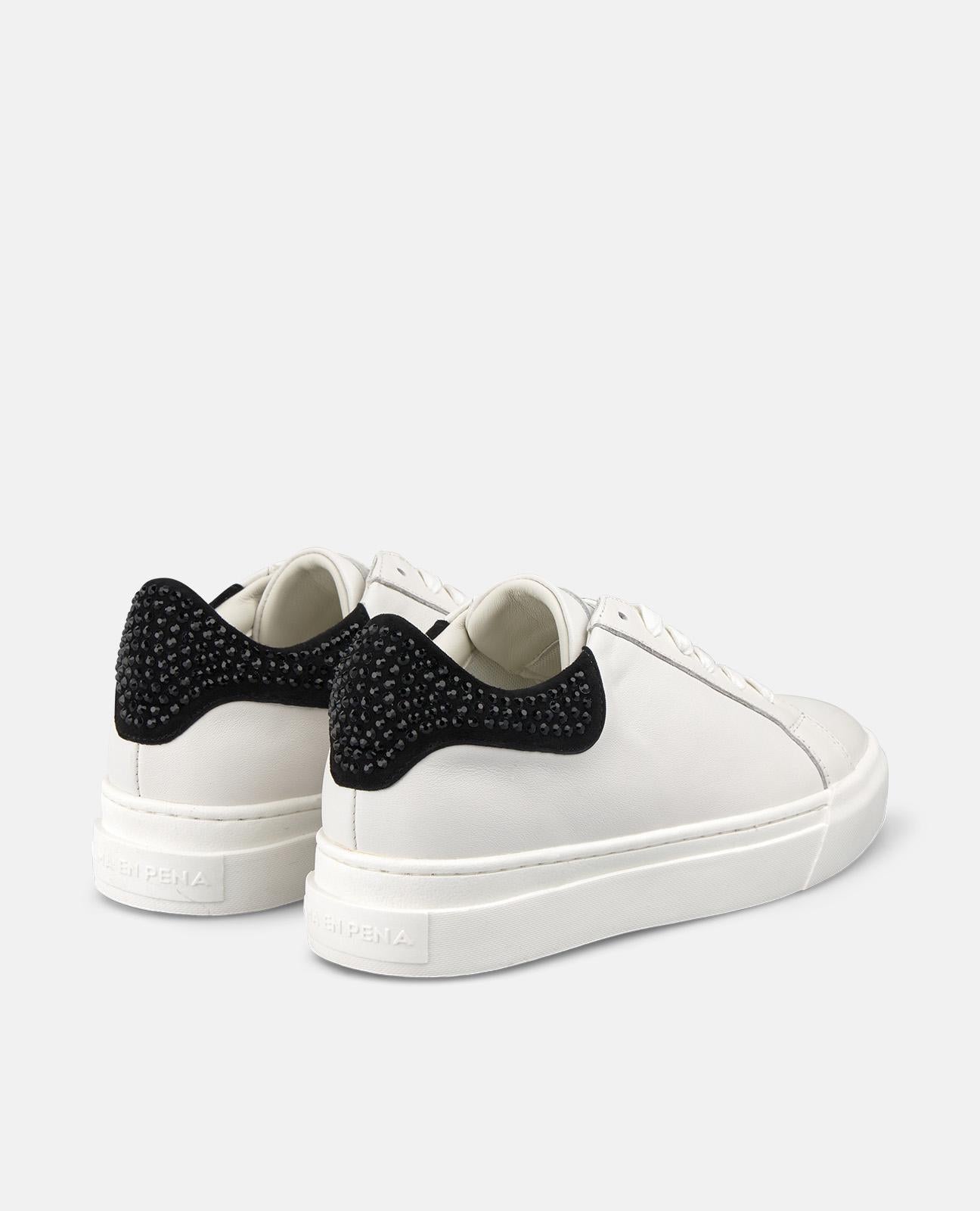 alma-en-pena-sneaker-mit-strass-details-und-1-cm-plateau-schwarz image 3