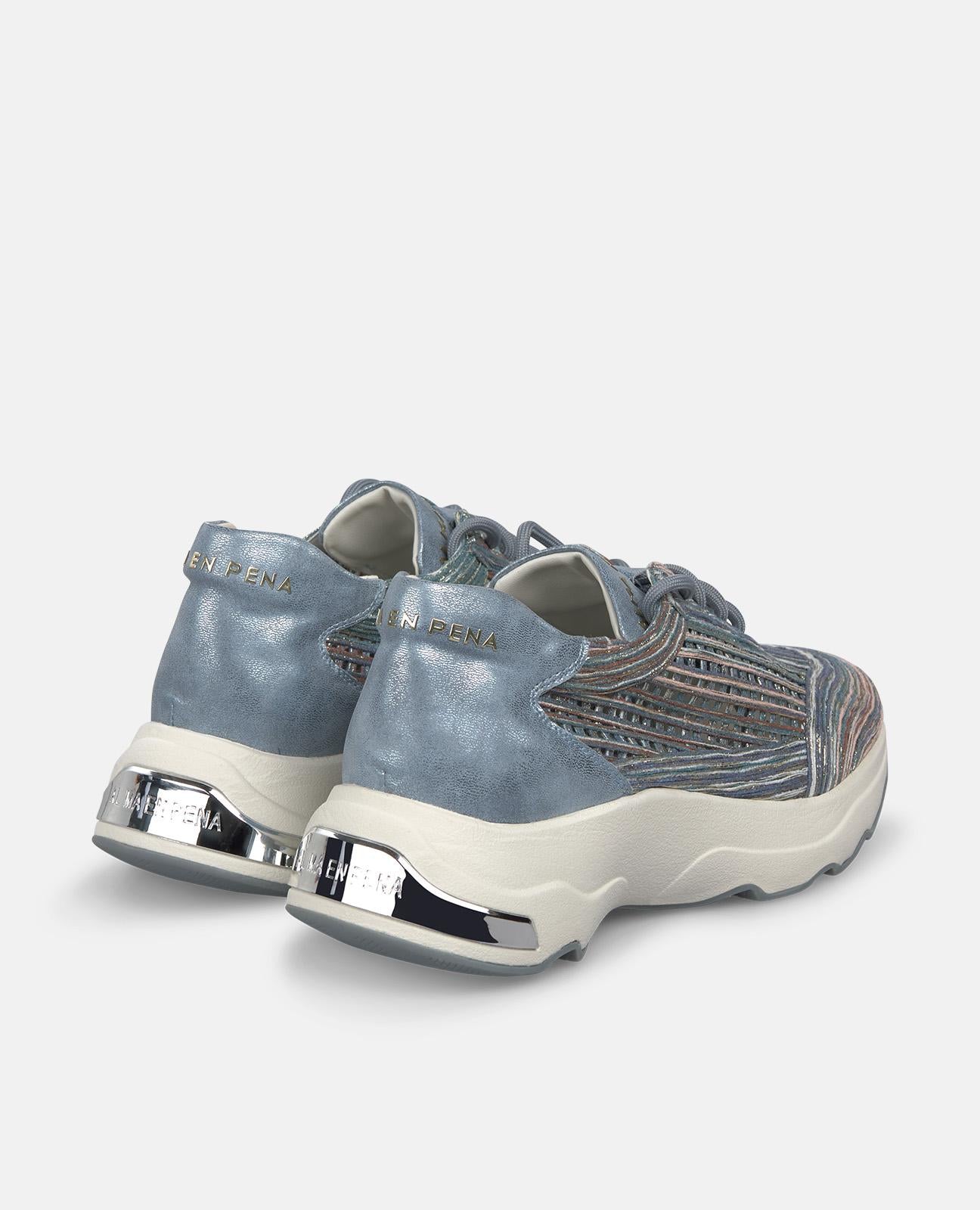 alma-en-pena-multi-purpose-sports-platform-sneaker-blau-4-cm-plateau image 3