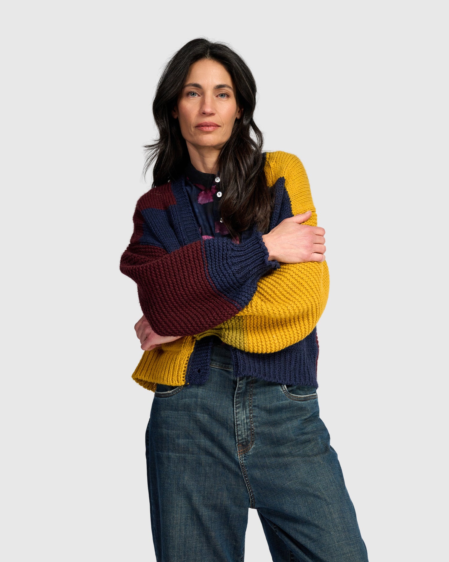 alembika-carnival-chunky-cardigan-collegiate-mix image 7