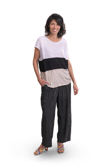 alembika-sp130p-pinstripe-pants-black-hose-mit-b-gelfalte image 6