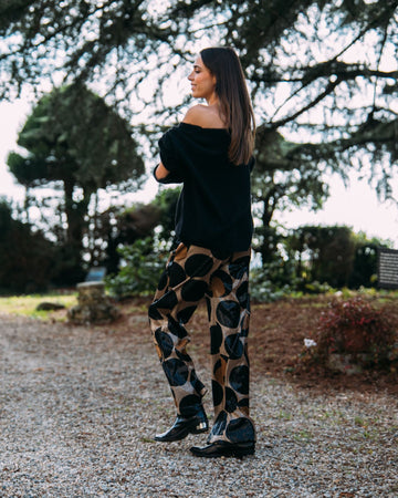 alembika-fizz-sequin-pants-eclipse-slim-flare-hose-mit-mini-pailletten image 7