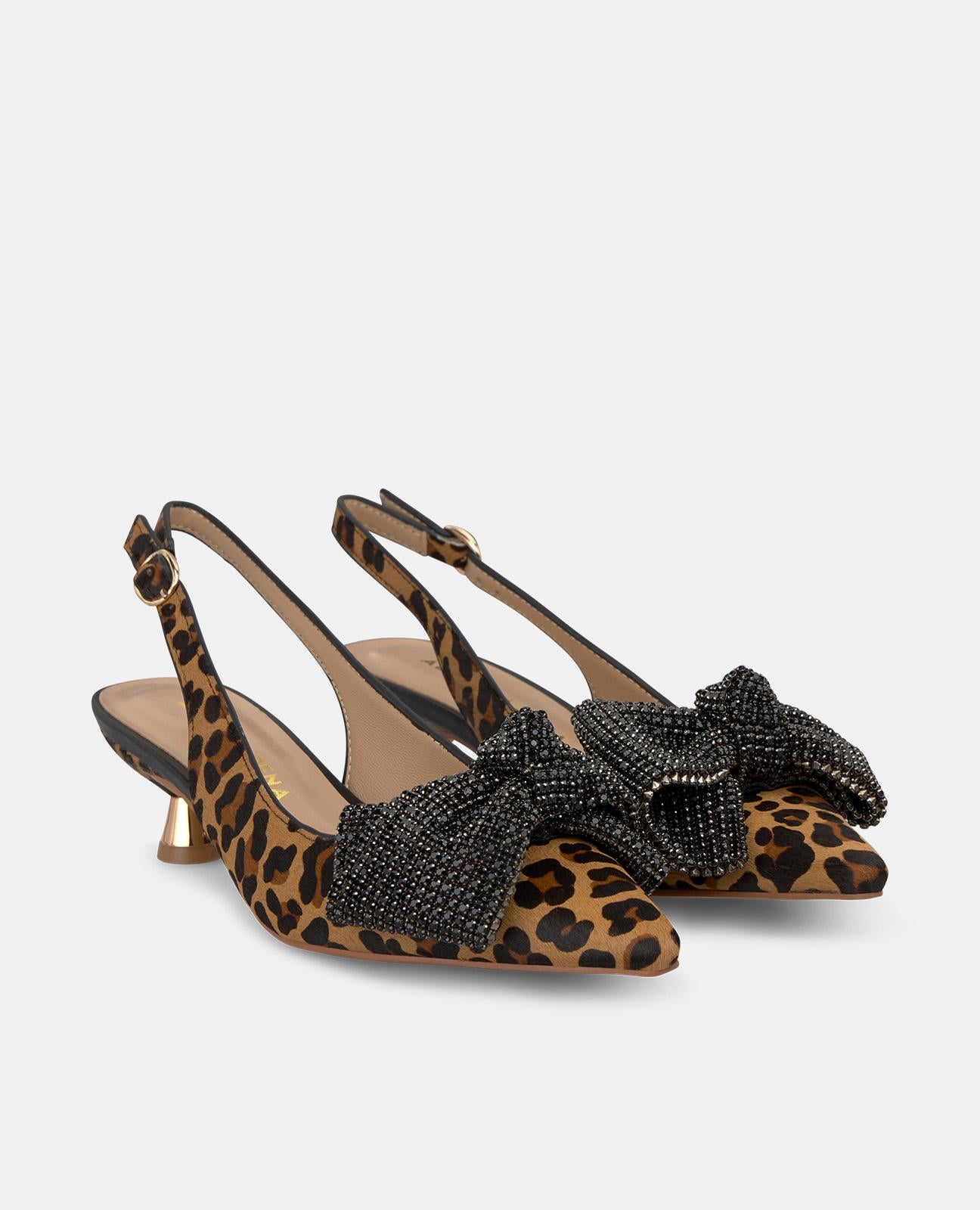alma-en-pena-mini-bow-shoe-damen-pumps-mit-spitzer-zehe-camel image 2
