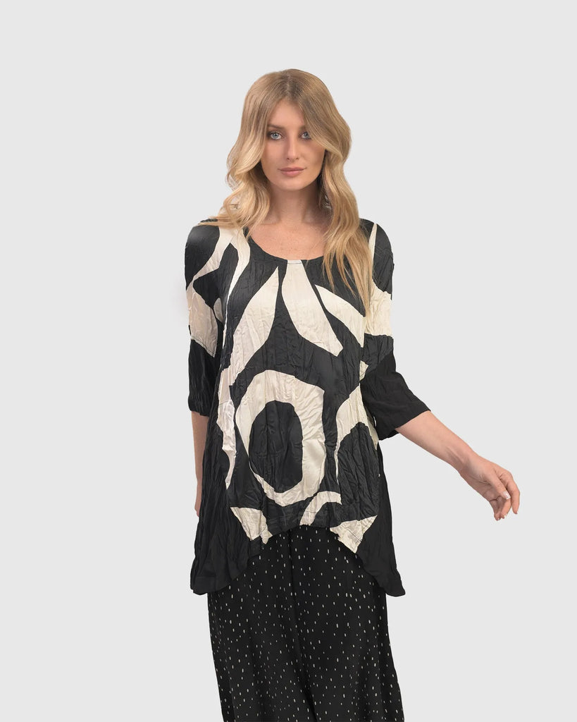 alembika-nina-pliss-tunika-top-creme image 1