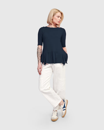 alembika-addison-flouncy-tee-navy image 3