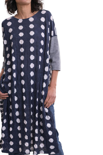 alembika-duet-crinkle-tunika-kleid-navy image 4