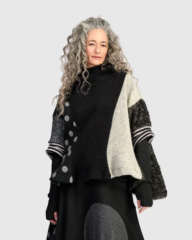 alembika-urban-winnie-top-storm-mix-poncho-top image 1