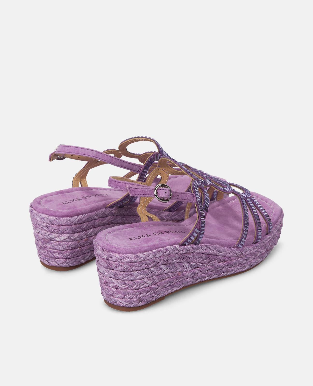 alma-en-pena-wedge-sandals-keilsandale-violett-5-cm image 3